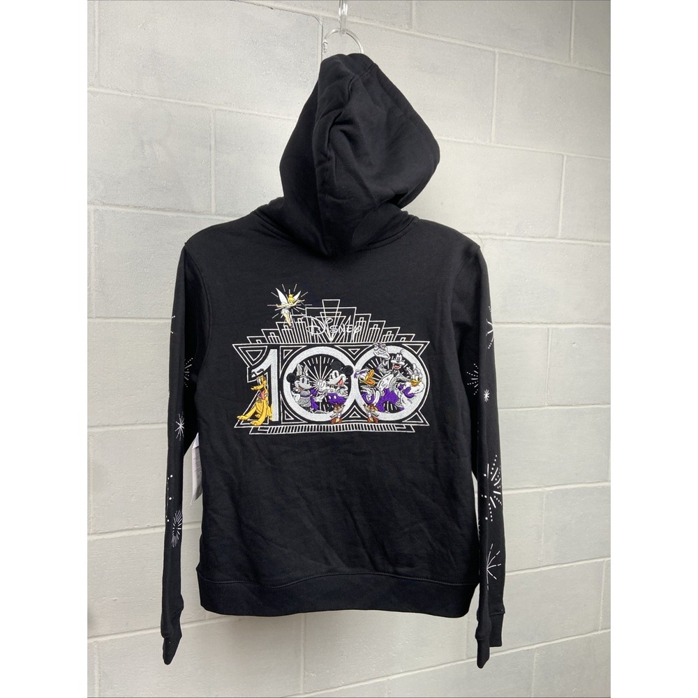 Disney Parks 100 Year Wonder Mickey Friends Hoodie Zip Sweatshirt Jacket S NWT‎